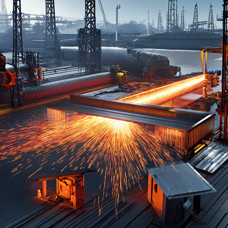 Steel Cutting Services in Action